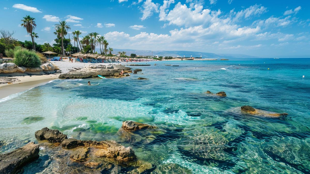 Descubre la belleza de Chipre turismo con una vista panorámica de la costa y las playas vírgenes