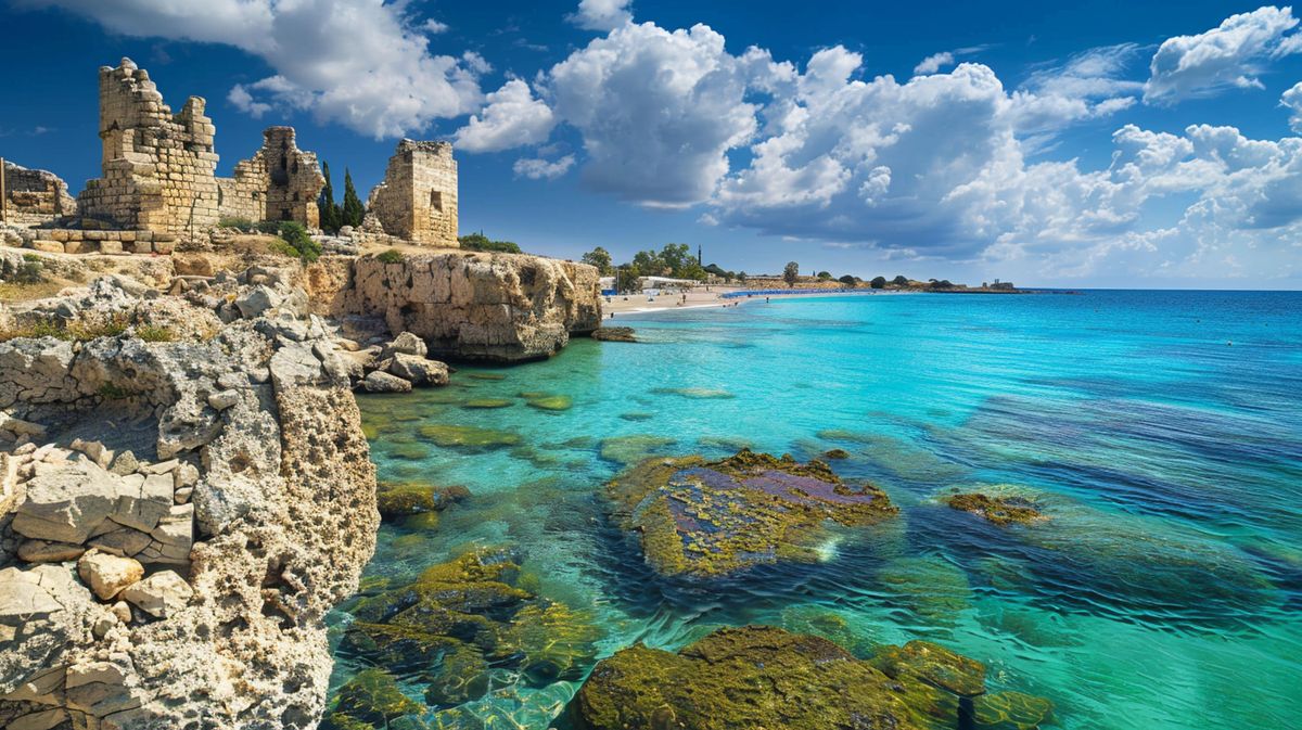 Vista panorámica de la costa de Chipre, ideal para descubrir qué ver en Chipre