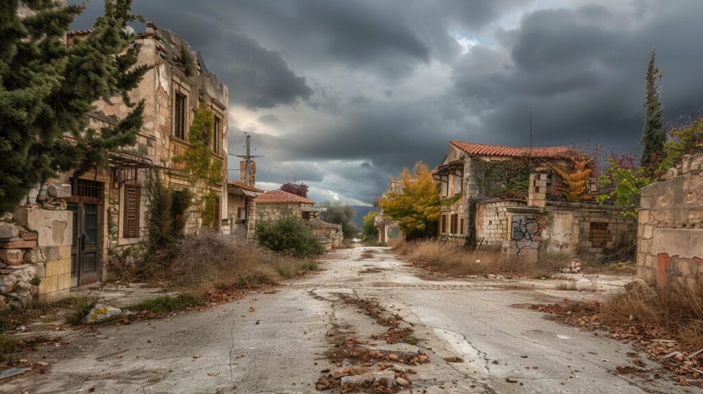 Imagen de un paisaje urbano moderno al atardecer, destacando rascacielos iluminados y un cielo vibrante